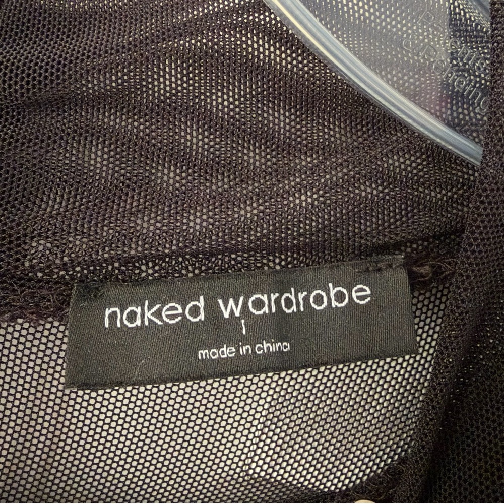 Naked Wardrobe Black Long Sleeve Dress - Picture 2 of 4